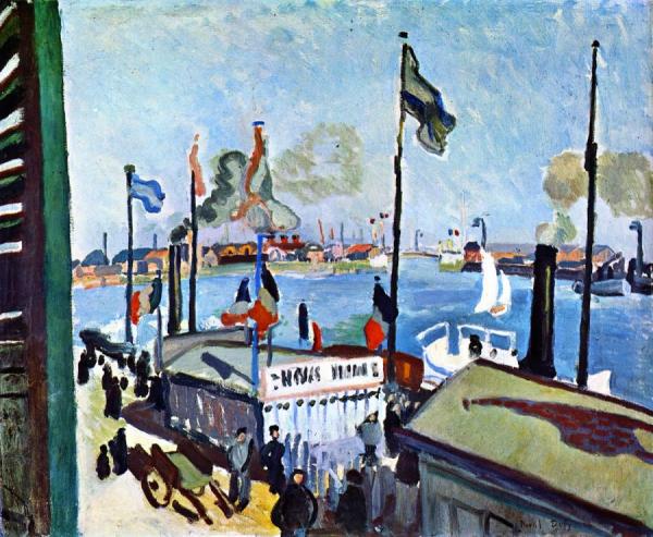 Port Of Le Havre by Raoul Dufy