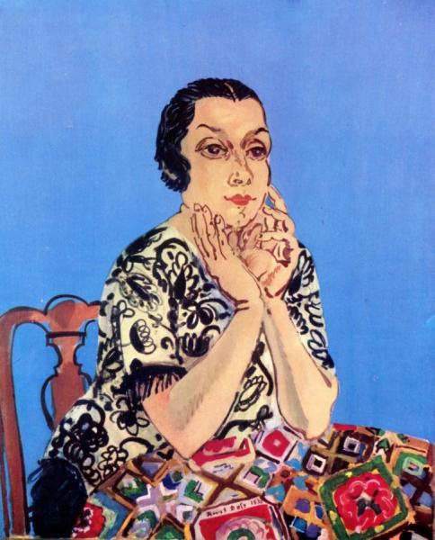 Portrait Of Madame Dufy by Raoul Dufy