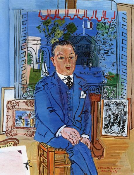 Portrait Of Monsieur Pierre Geismar by Raoul Dufy