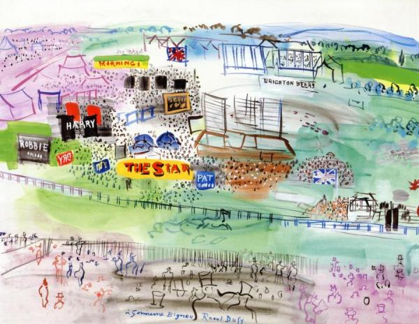 Race At Epsom by Raoul Dufy