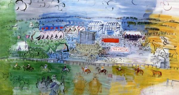 Racecourse At Epsom by Raoul Dufy