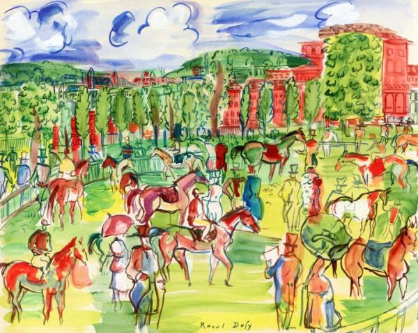 Races At Ascot by Raoul Dufy