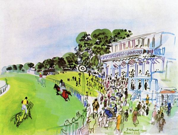 Races At Goodwood by Raoul Dufy