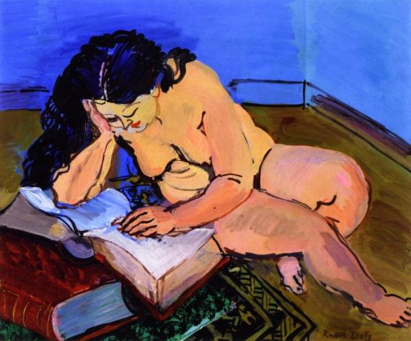 Reading by Raoul Dufy