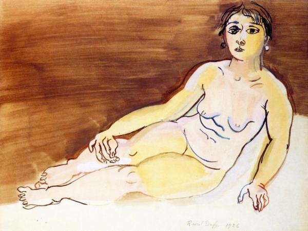 Reclining Woman by Raoul Dufy
