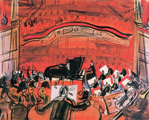 Red Concert by Raoul Dufy