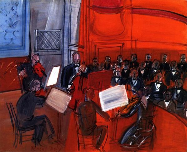 Red Quintet by Raoul Dufy