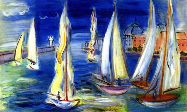 Regata At Deauville by Raoul Dufy