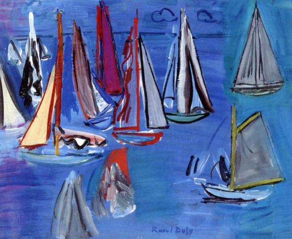 Regatta by Raoul Dufy