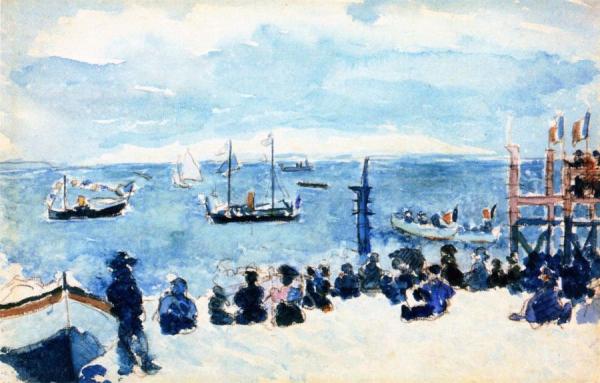 Regatta At Fecamp by Raoul Dufy
