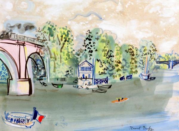 Regatta At Nogent-le Perreux by Raoul Dufy