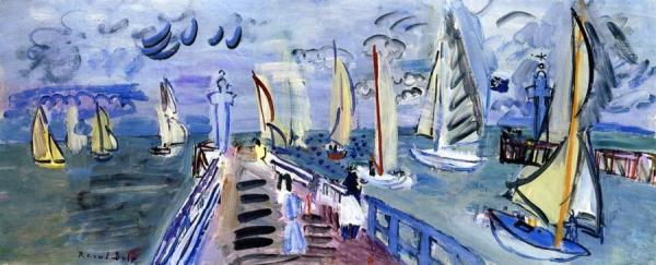 Regatta In The Rain by Raoul Dufy