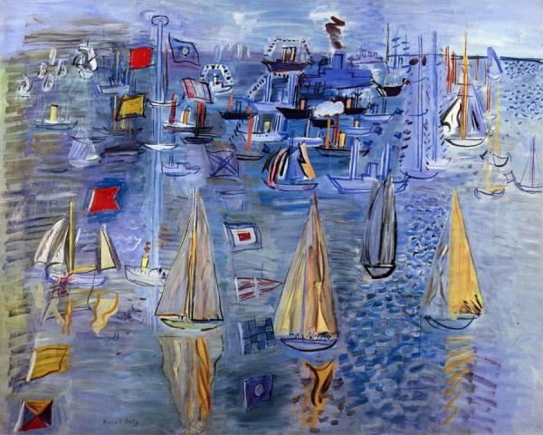 Regattas At Cowes by Raoul Dufy