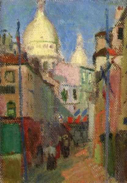 Sacre-coeur De Montmartre, Rue Pavoise by Raoul Dufy