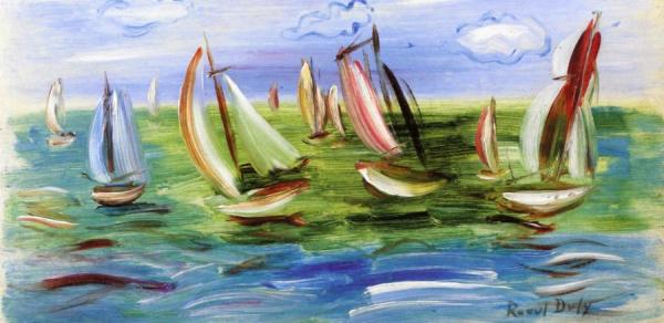 Sailboats by Raoul Dufy