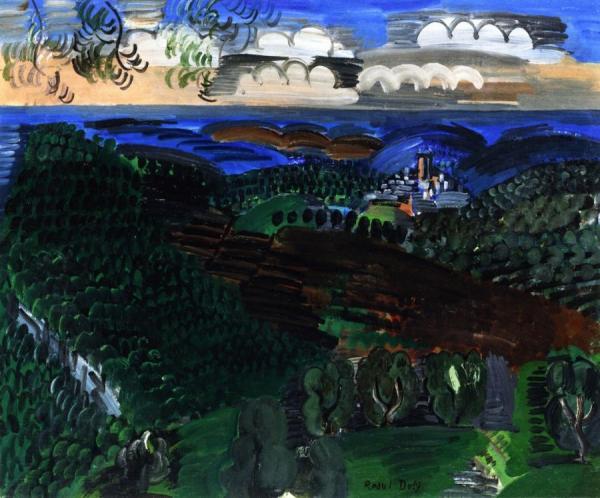 Saint-paul De Vence by Raoul Dufy Oil Painting Reproductions