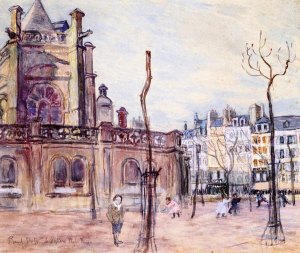 Square Notre-dame by Raoul Dufy