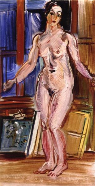 Raoul Dufy Standing Nude