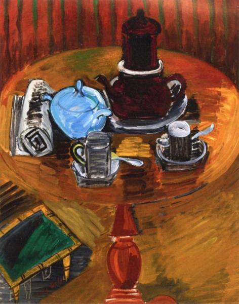 Still Life With Blue Sugar Bowl by Raoul Dufy