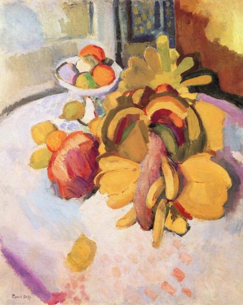 Still Life With Fruit Bowl by Raoul Dufy Oil Painting Reproductions