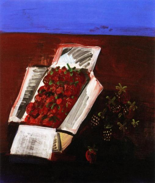 Still Life With Strawberries by Raoul Dufy