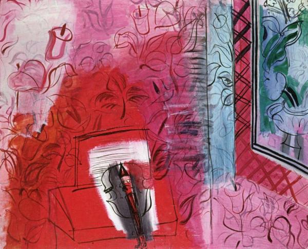 Still Life With Violin: Homage To Bach by Raoul Dufy