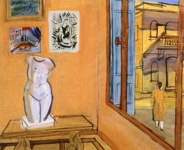 Studio With Torso by Raoul Dufy