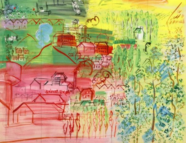 Study For La Fée Electricité by Raoul Dufy