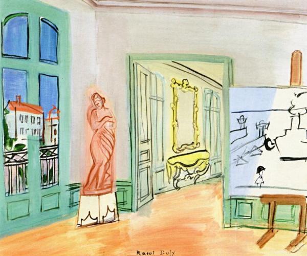 The Artist's Studio by Raoul Dufy