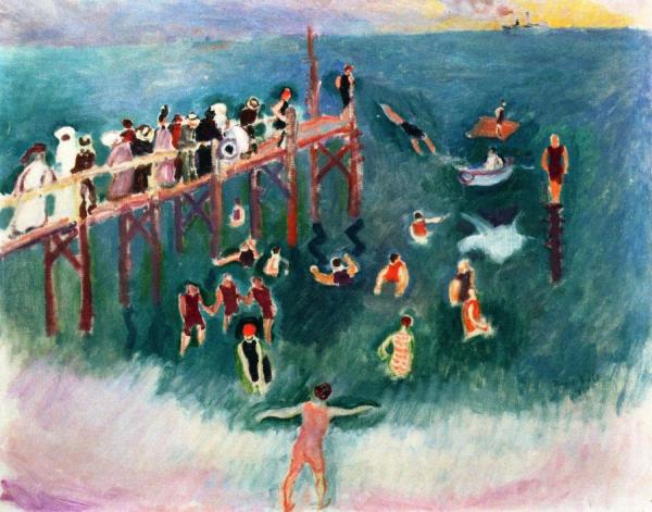 The Bathing Place by Raoul Dufy