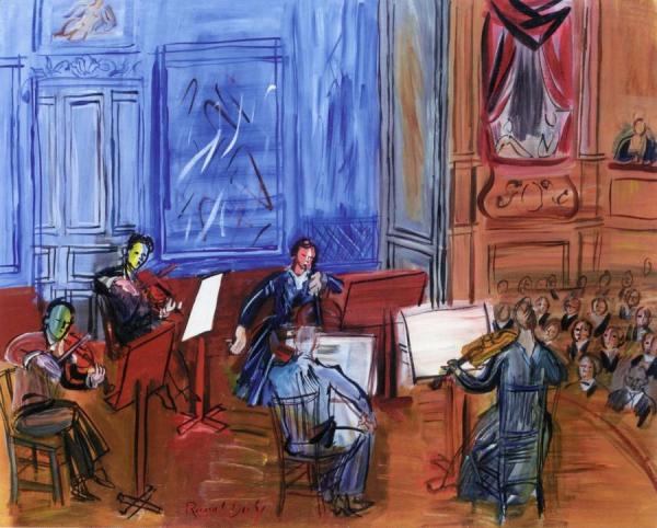 The Blue Quintette by Raoul Dufy