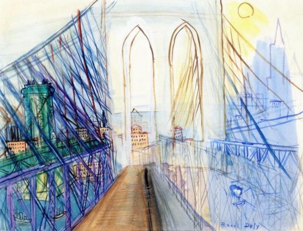 The Brooklyn Bridge by Raoul Dufy