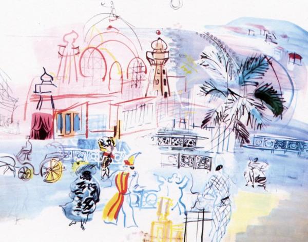The Carnival At Nice by Raoul Dufy