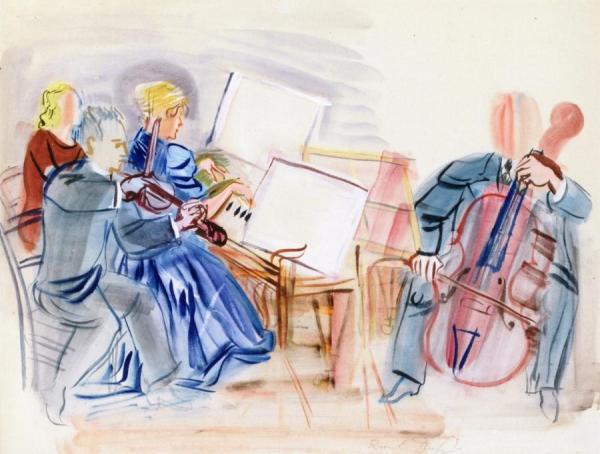 The Casals Trio by Raoul Dufy