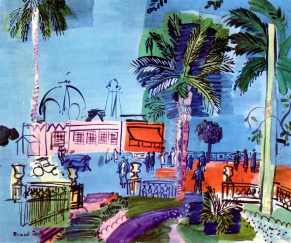 The Casino At Nice by Raoul Dufy