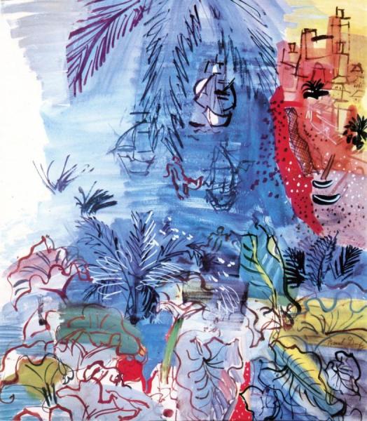 The Castle By The Sea by Raoul Dufy Oil Painting Reproductions