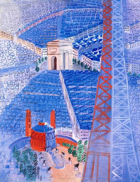 The Eiffel Tower by Raoul Dufy