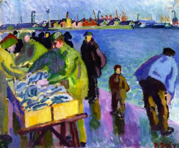 The Fish Market by Raoul Dufy