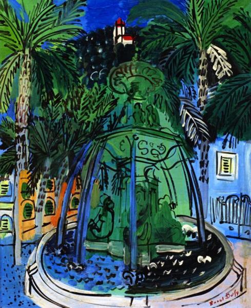 The Fountain At Hyères by Raoul Dufy