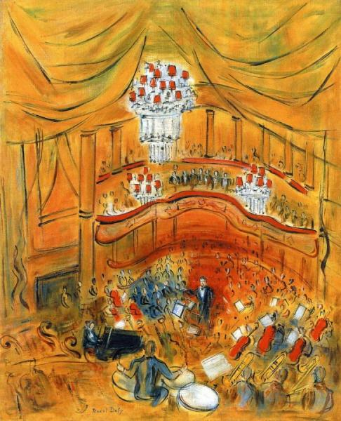 The Full Orchestra by Raoul Dufy