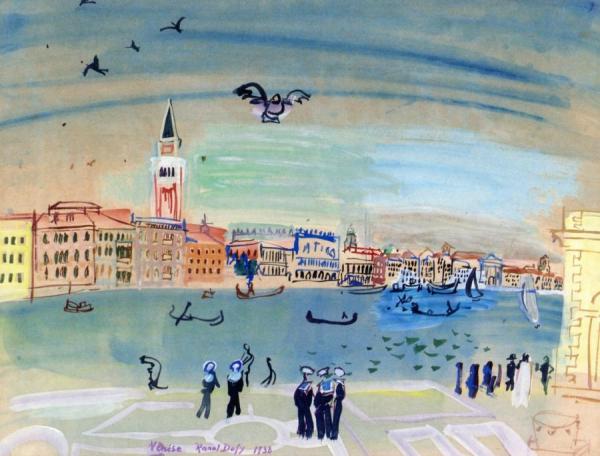 The Grand Canal In Venice by Raoul Dufy