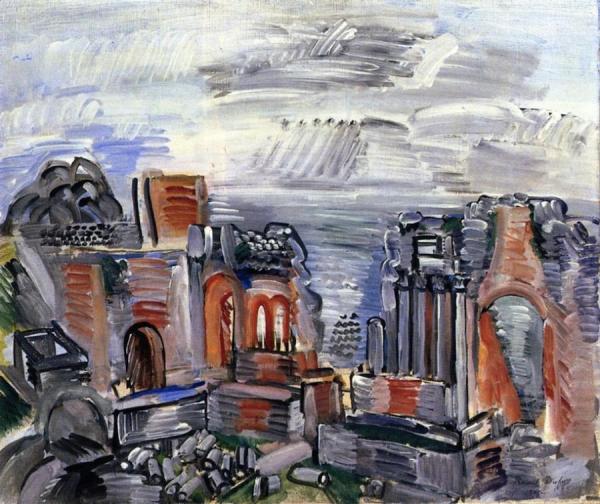 The Greek Theater At Taormina by Raoul Dufy