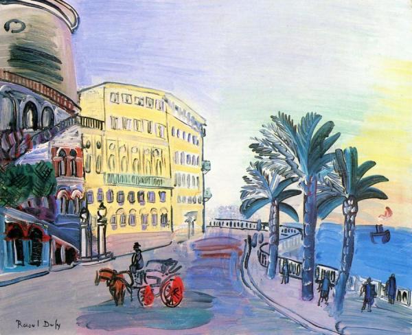 The Hotel Suisse In Nice And A Turn In "rauba Capeu" by Raoul Dufy
