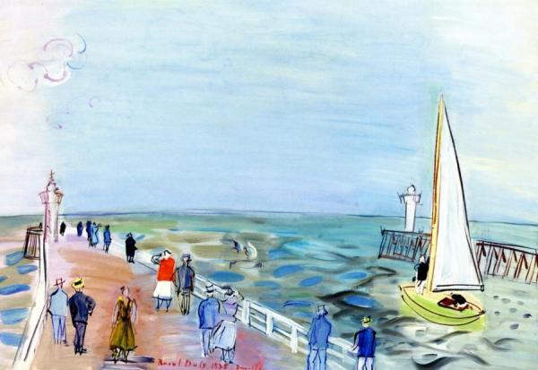 The Jetties by Raoul Dufy