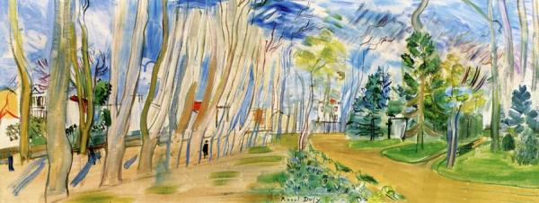 The Lane by Raoul Dufy