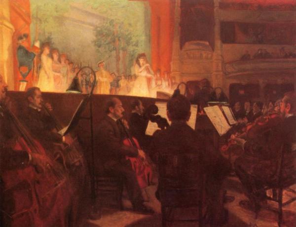 The Orchestra Of Theatre Du Havre by Raoul Dufy
