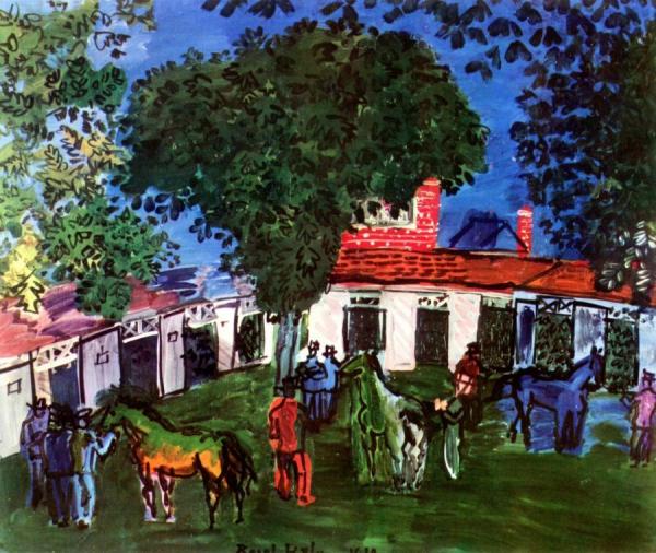 The Paddock by Raoul Dufy