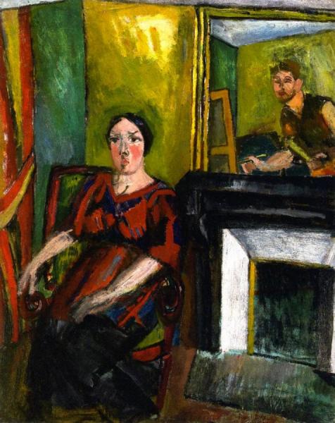 The Painter And His Model by Raoul Dufy