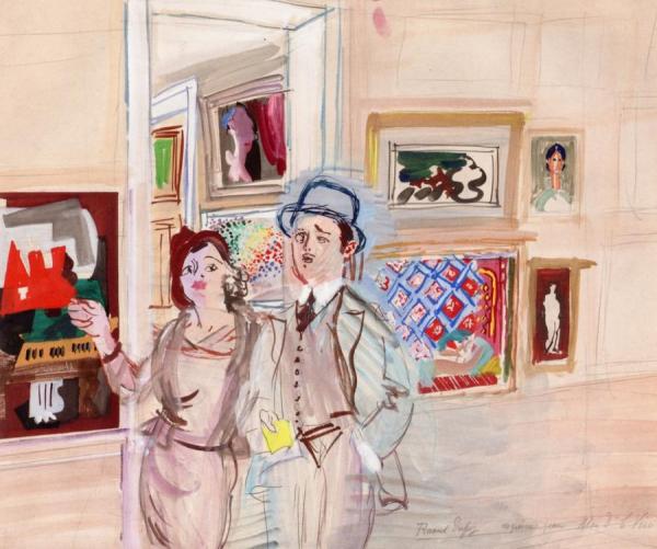 The Painter's Salon by Raoul Dufy