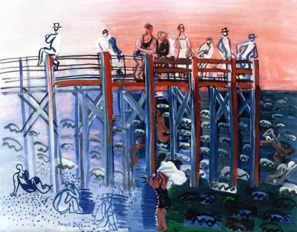 The Pier At Le Havre by Raoul Dufy